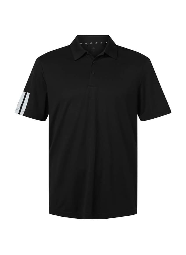 Adidas Men's Performance 3-Stripes Climacool Polo - Black 3XL