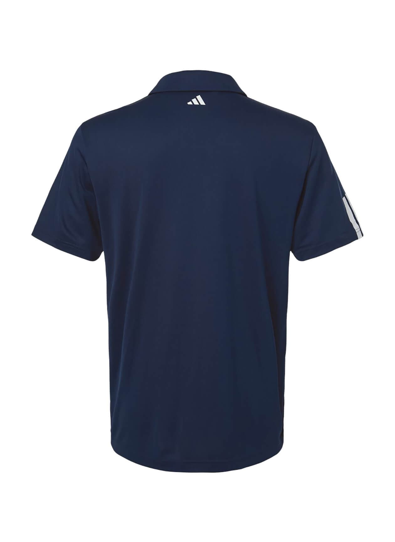 Adidas Men's Performance 3-Stripes Climacool Polo - Navy 3XL