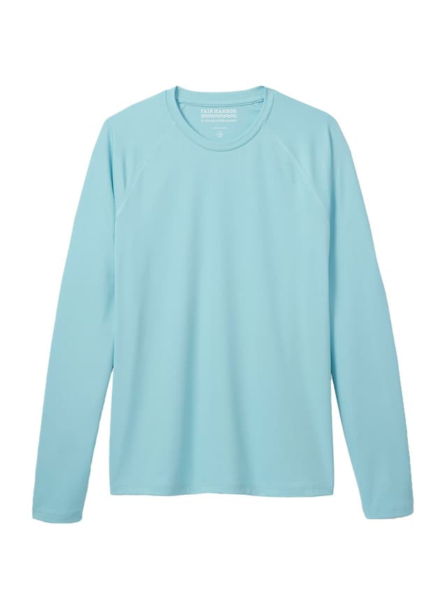Fair Harbor Men's Anchor Rashguard - Aqua (339) LG