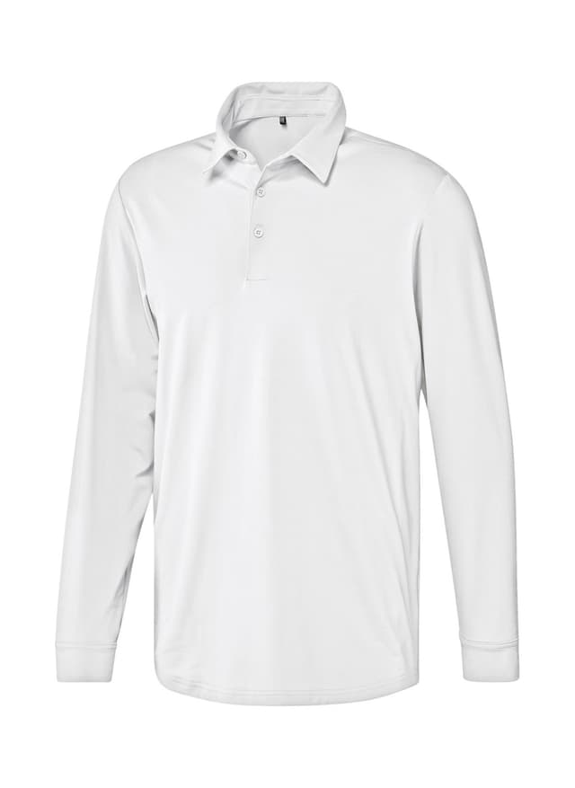 Adidas Golf Men's Core Long-Sleeve Polo - White LG
