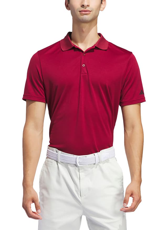 Adidas Golf Men's Core Performance Polo - Collegiate Burgundy (IU4440) 3XL