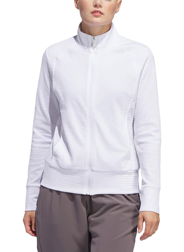 Adidas Golf Women's Ultimate365 Texture Jacket - White 3XL