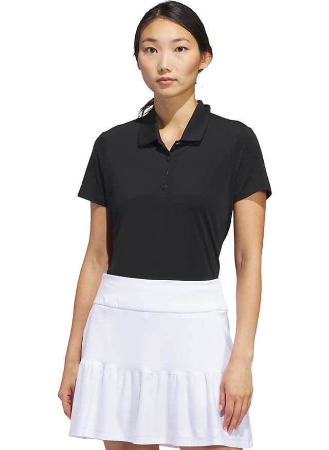 Adidas Golf Women's Ultimate365 Solid Polo - Black LG