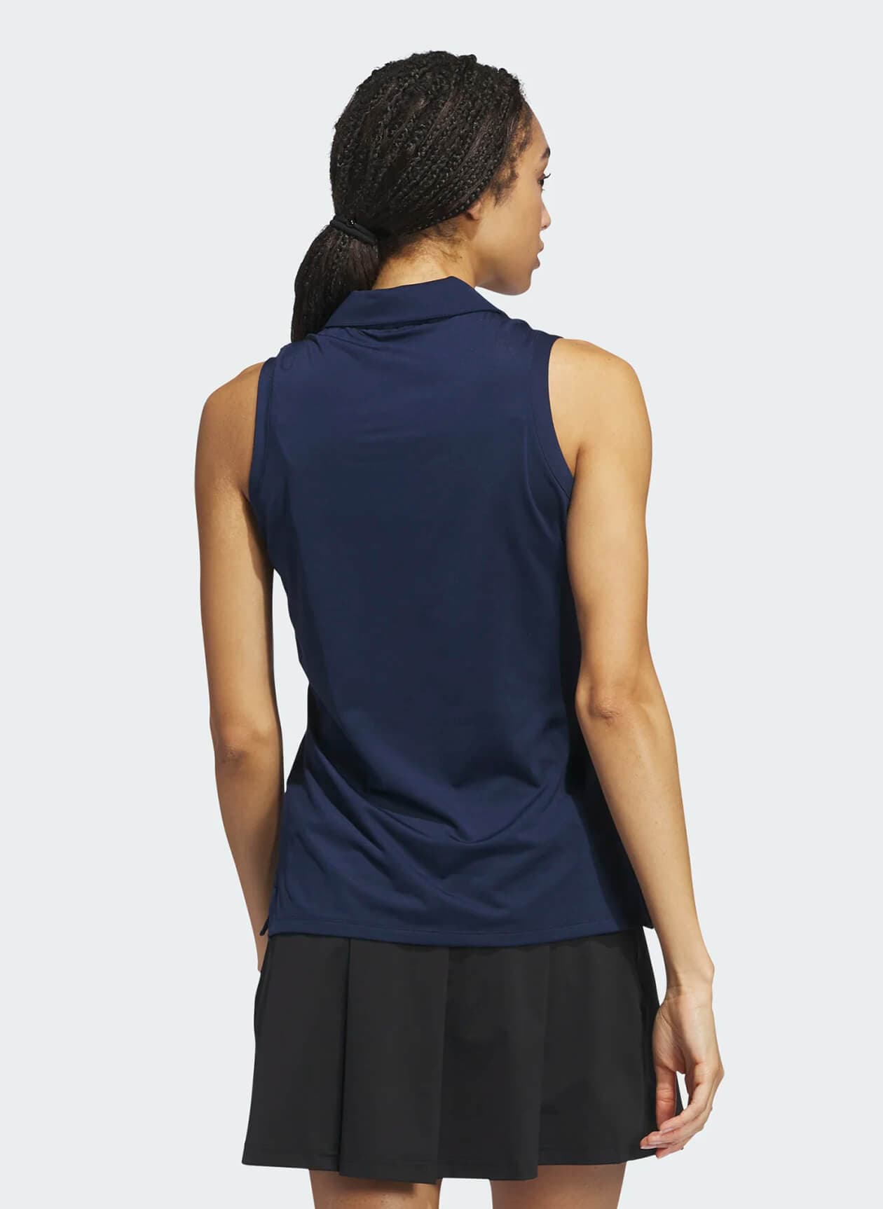 Adidas Golf Women's Ultimate365 Solid Sleeveless Polo - Navy 3XL