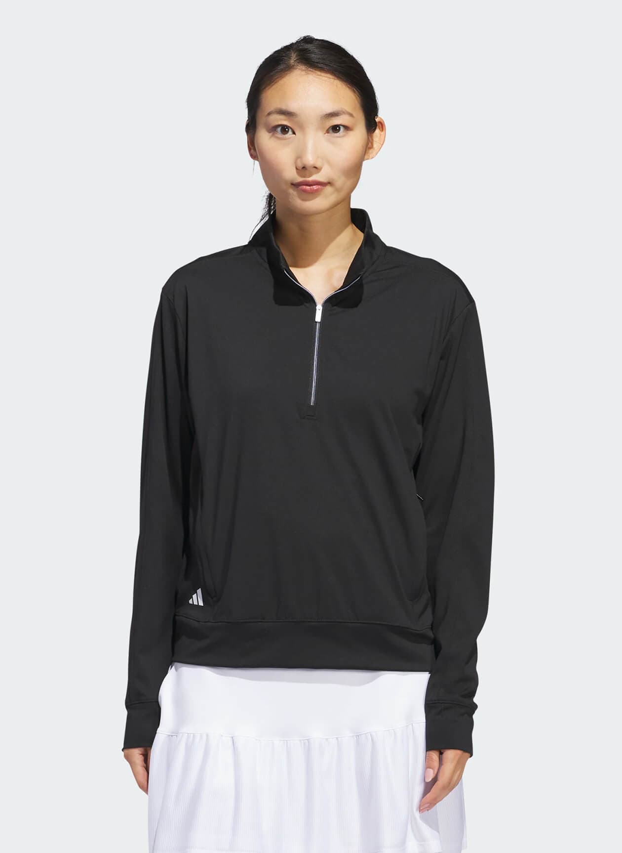 Adidas Women's Ultimate365 Half-Zip - Black LG