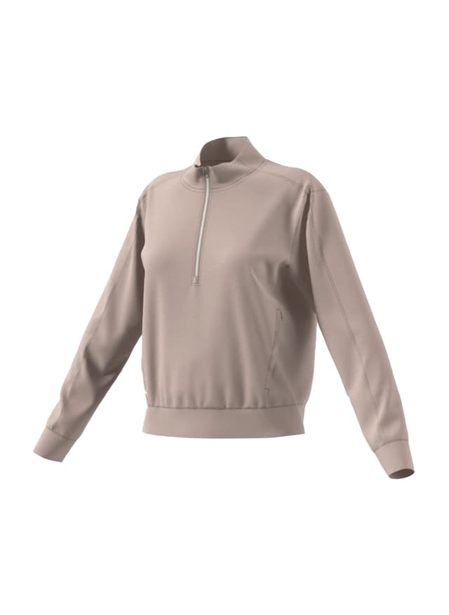 Adidas Women's Ultimate365 Half-Zip - Pink LG