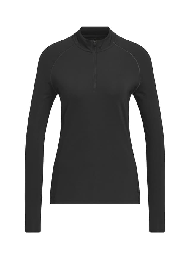 Adidas Women's Ultimate365 Solid Quarter-Zip - Black LG