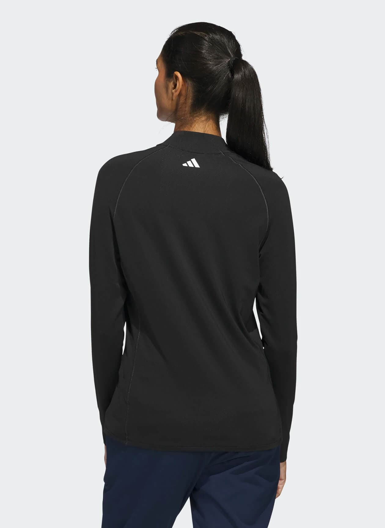 Adidas Women's Ultimate365 Solid Quarter-Zip - Black LG