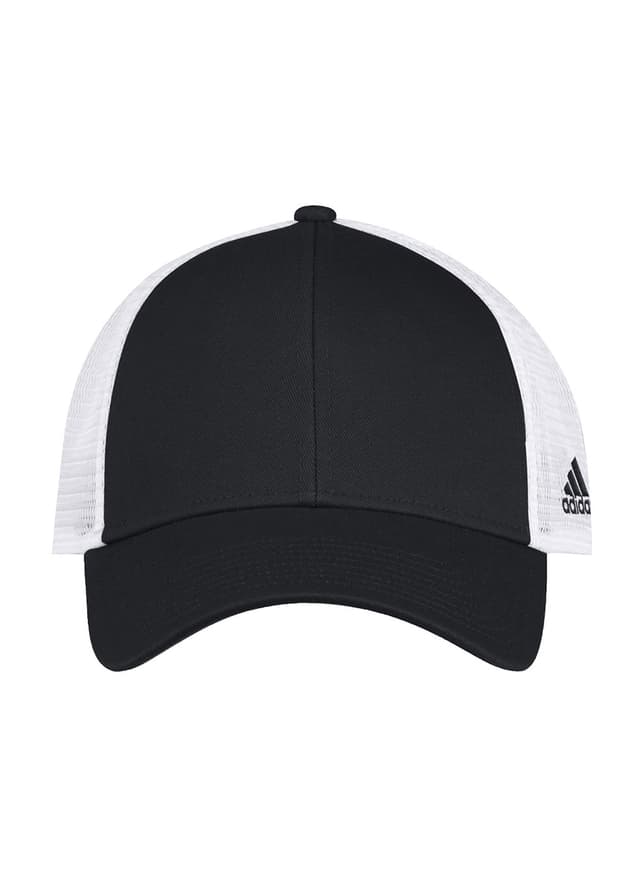 Adidas Structured Adjustable Meshback Hat - Black MISC