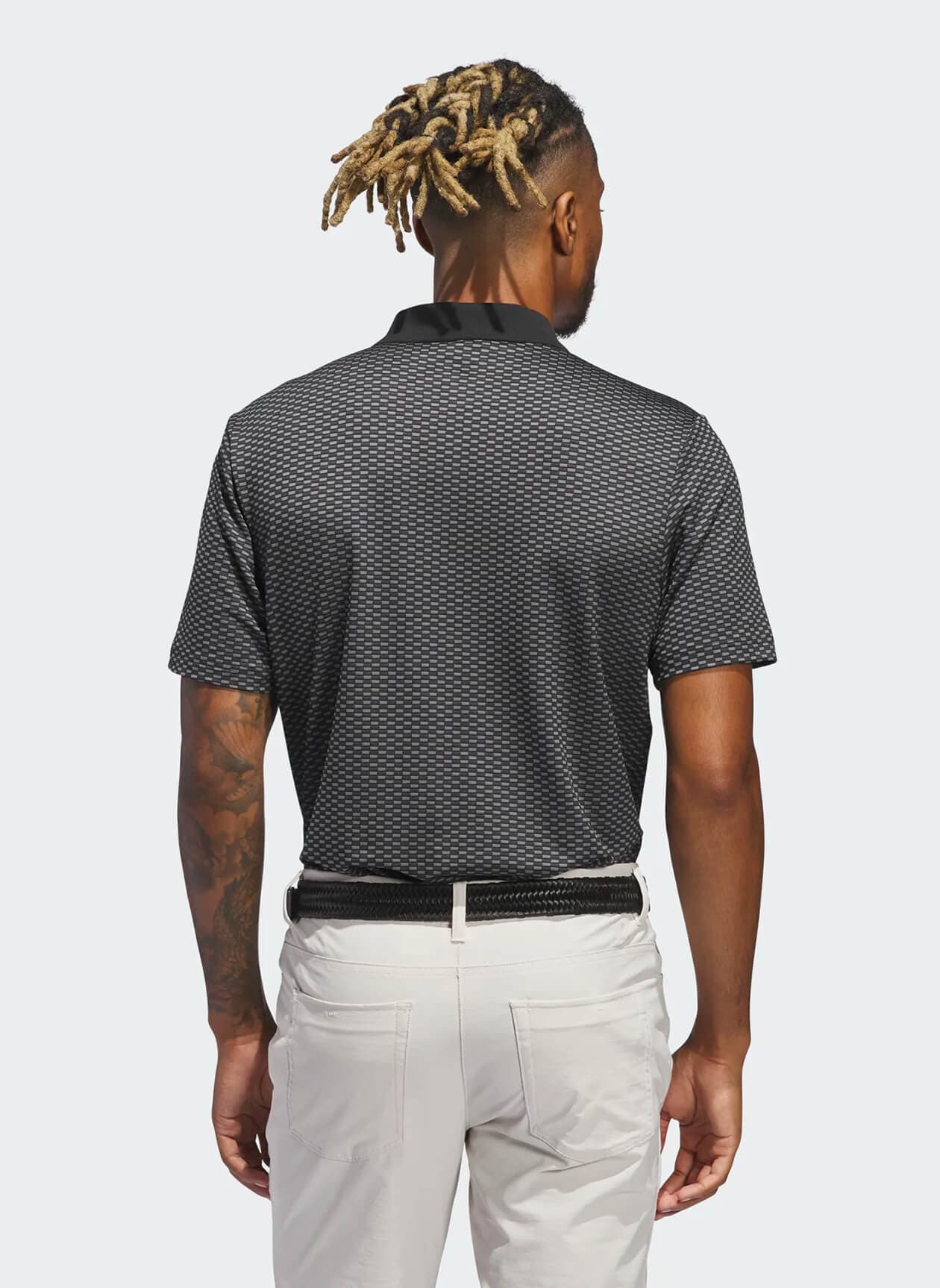 Adidas Men's Beyond the Course Textured Polo - Black 3XL