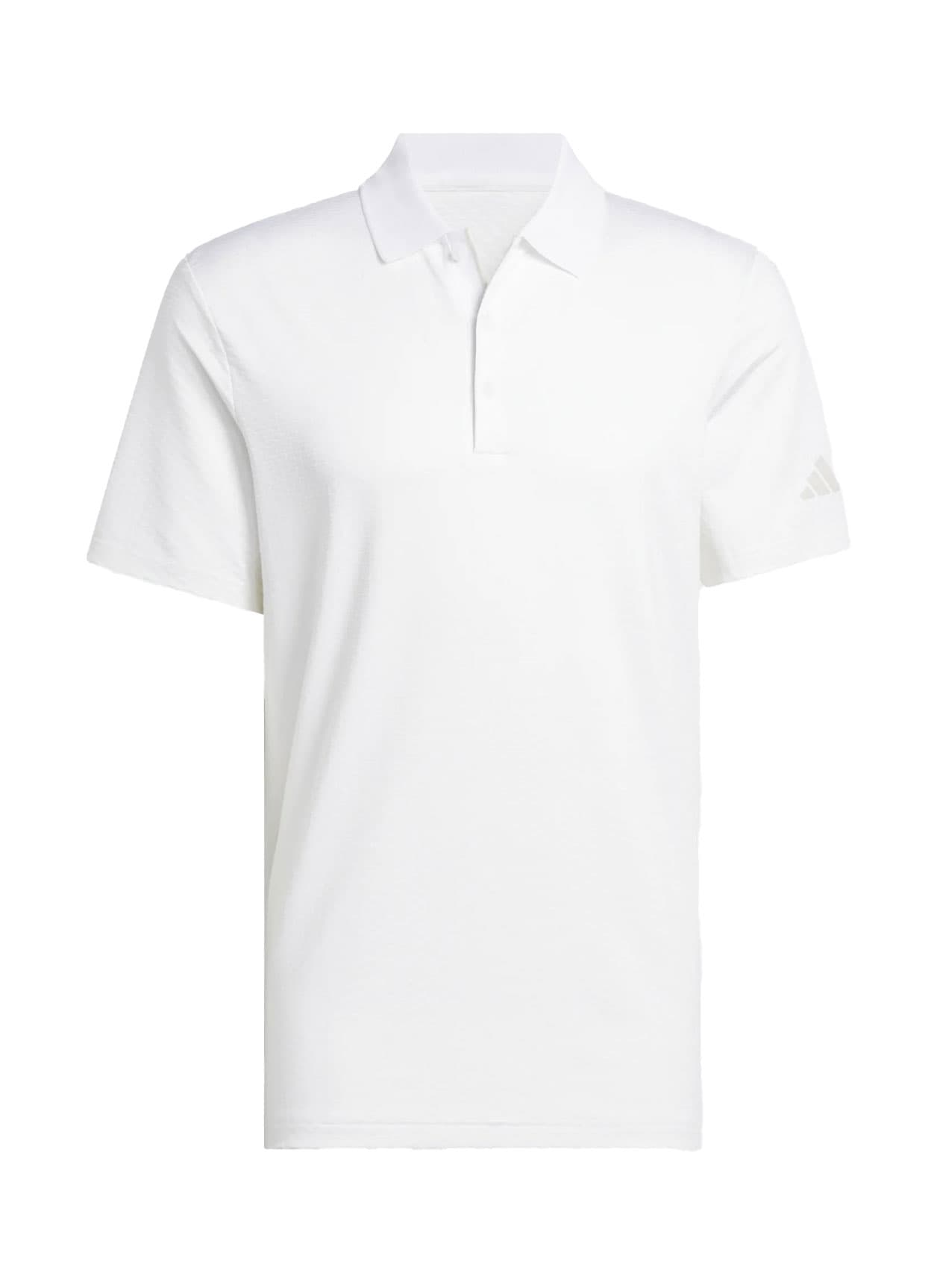 Adidas Men's Beyond the Course Textured Polo - White 3XL