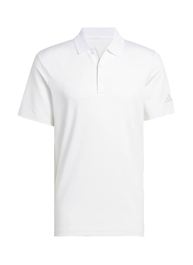 Adidas Men's Beyond the Course Textured Polo - White 3XL
