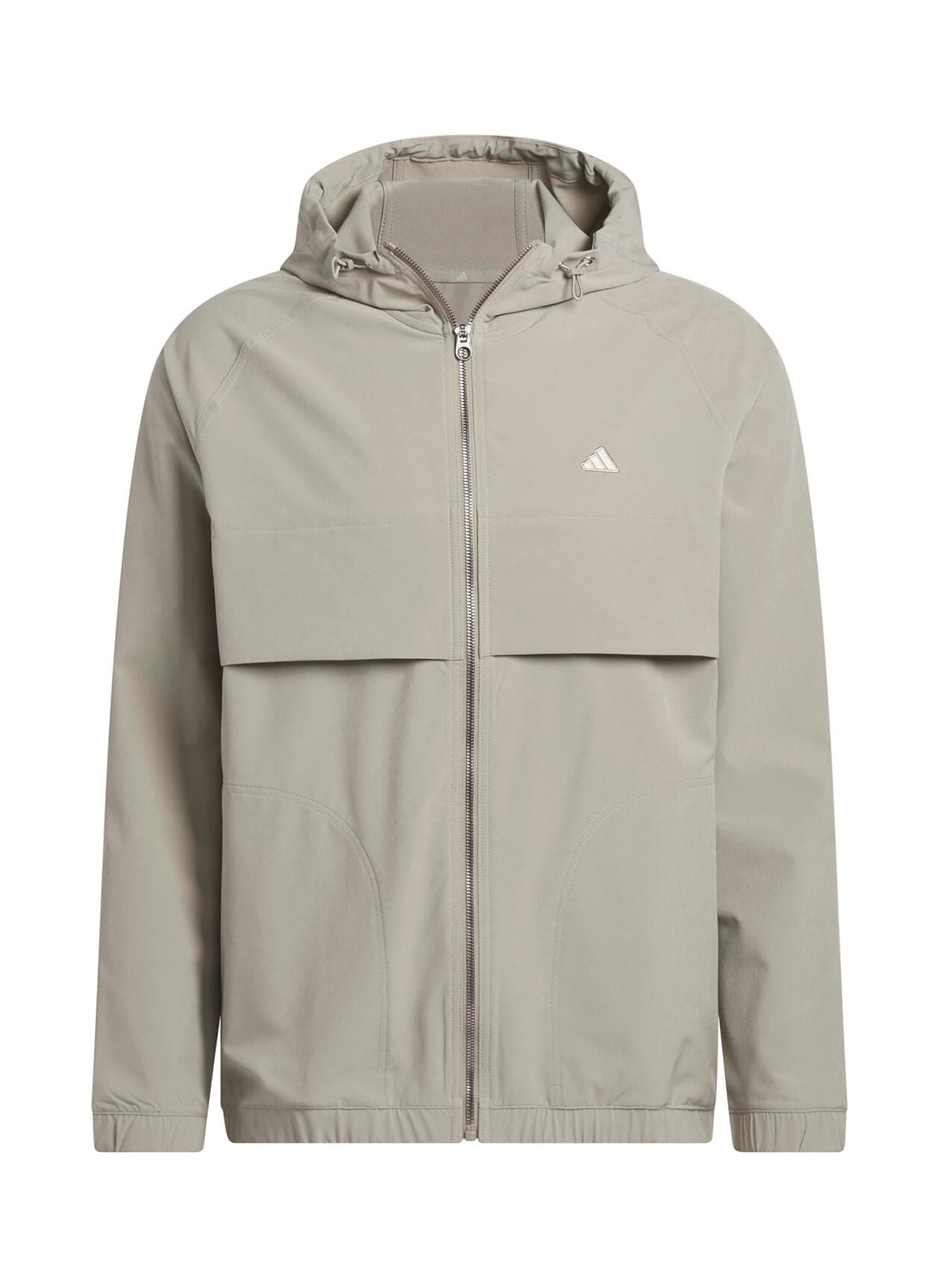 Adidas Men's Go-To Quilt Windbreaker Jacket - Brown LG