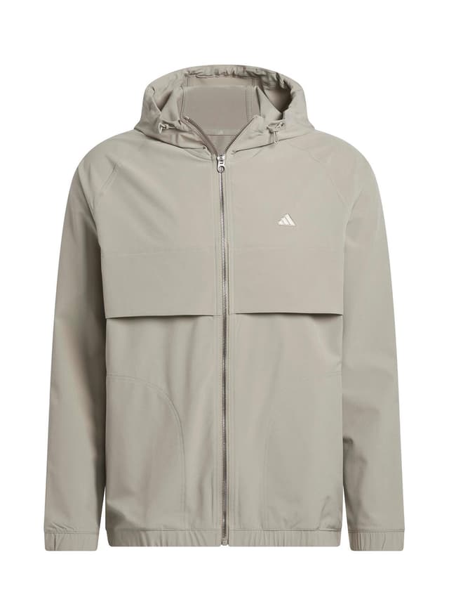 Adidas Men's Go-To Quilt Windbreaker Jacket - Brown LG