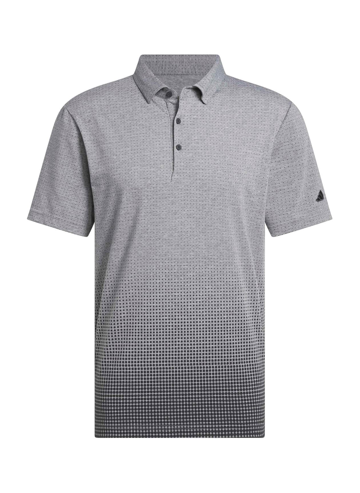 Adidas Men's Go-To Print Golf Polo - Carbon (JL7904) LG