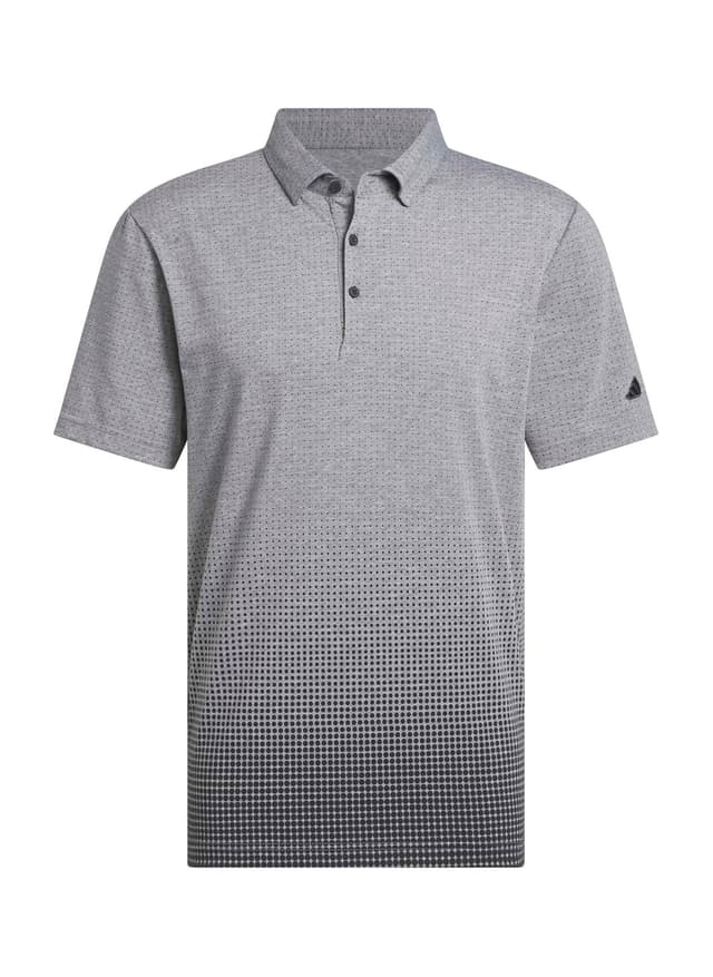 Adidas Men's Go-To Print Golf Polo - Carbon (JL7904) LG