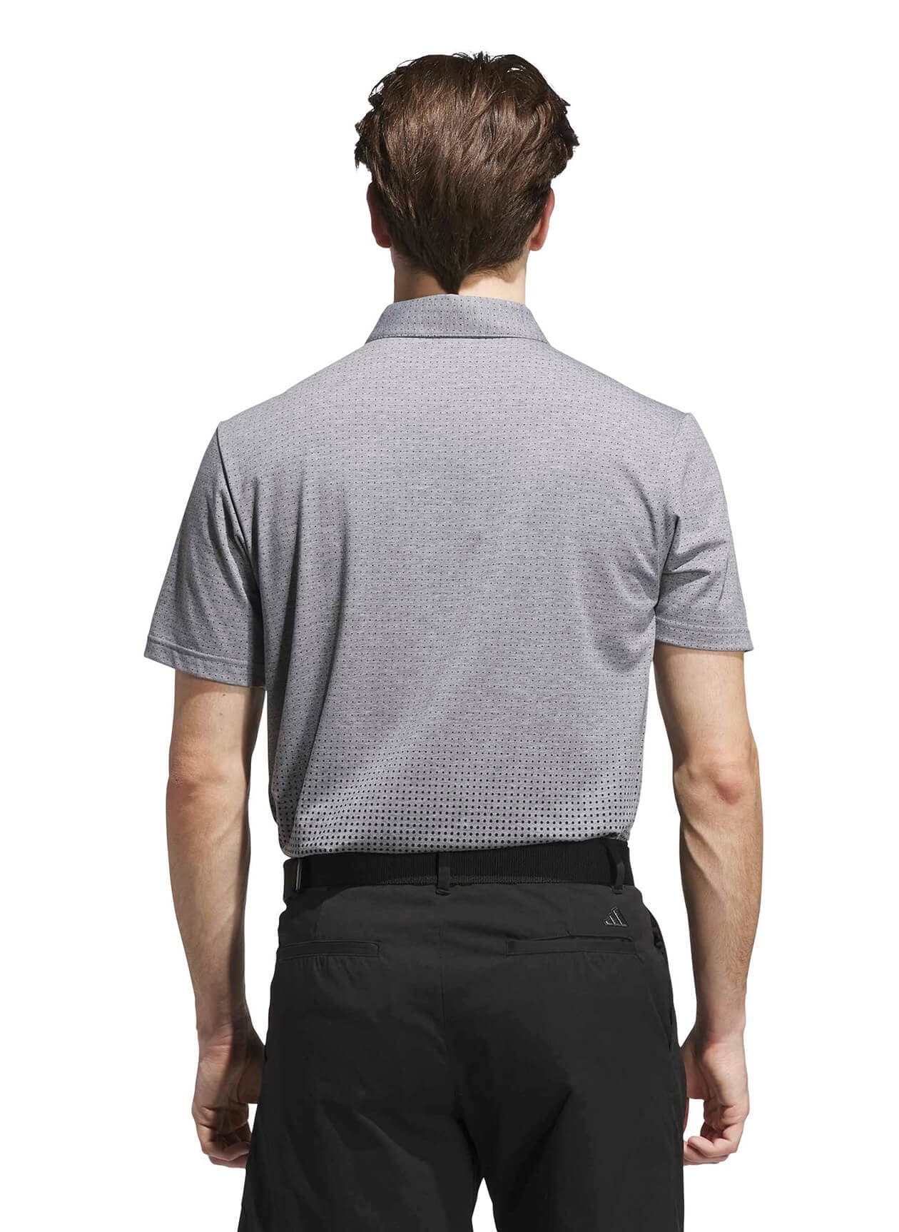 Adidas Men's Go-To Print Golf Polo - Carbon (JL7904) LG