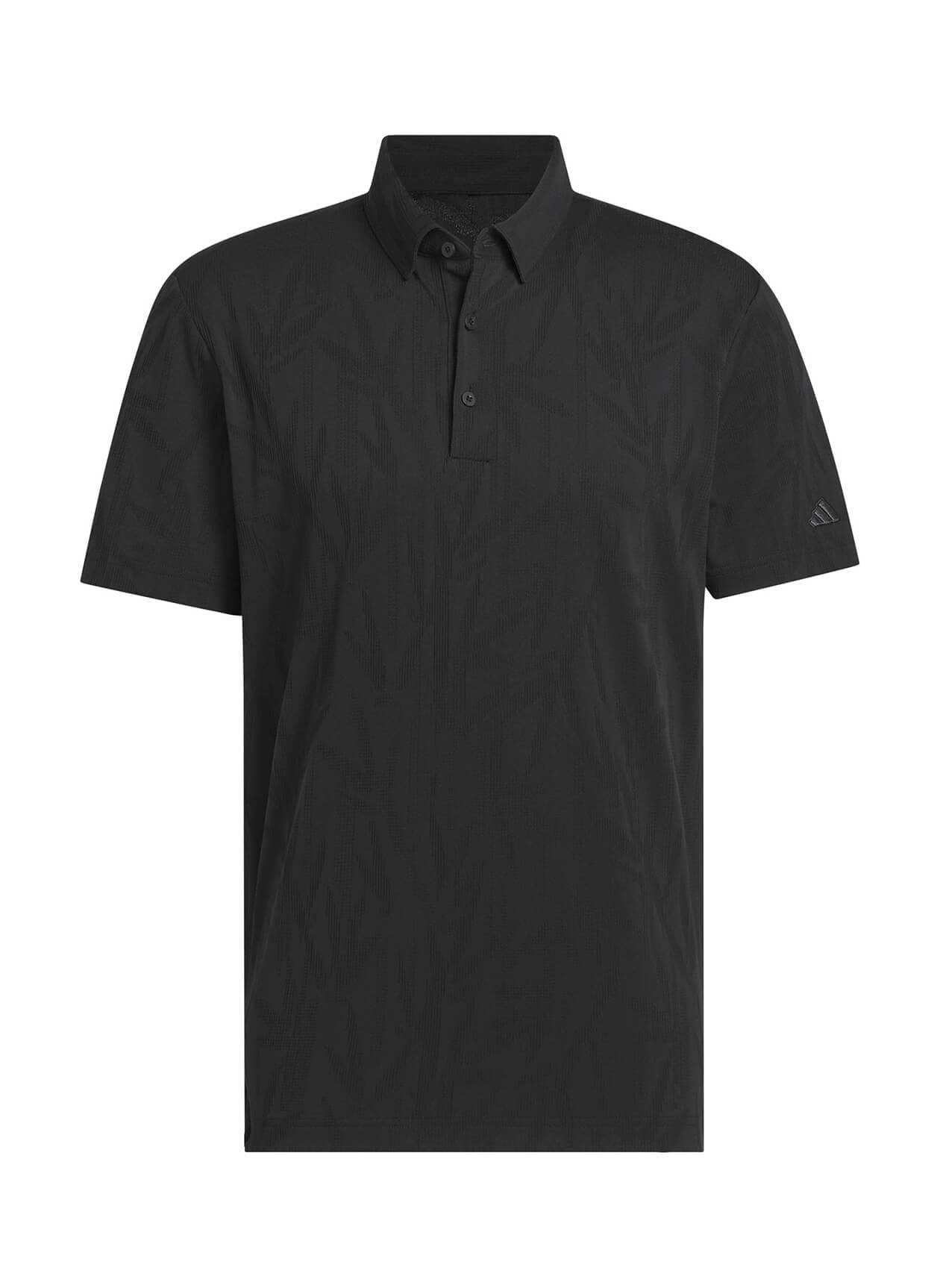 Adidas Men's Go-To Print Golf Polo - Black LG