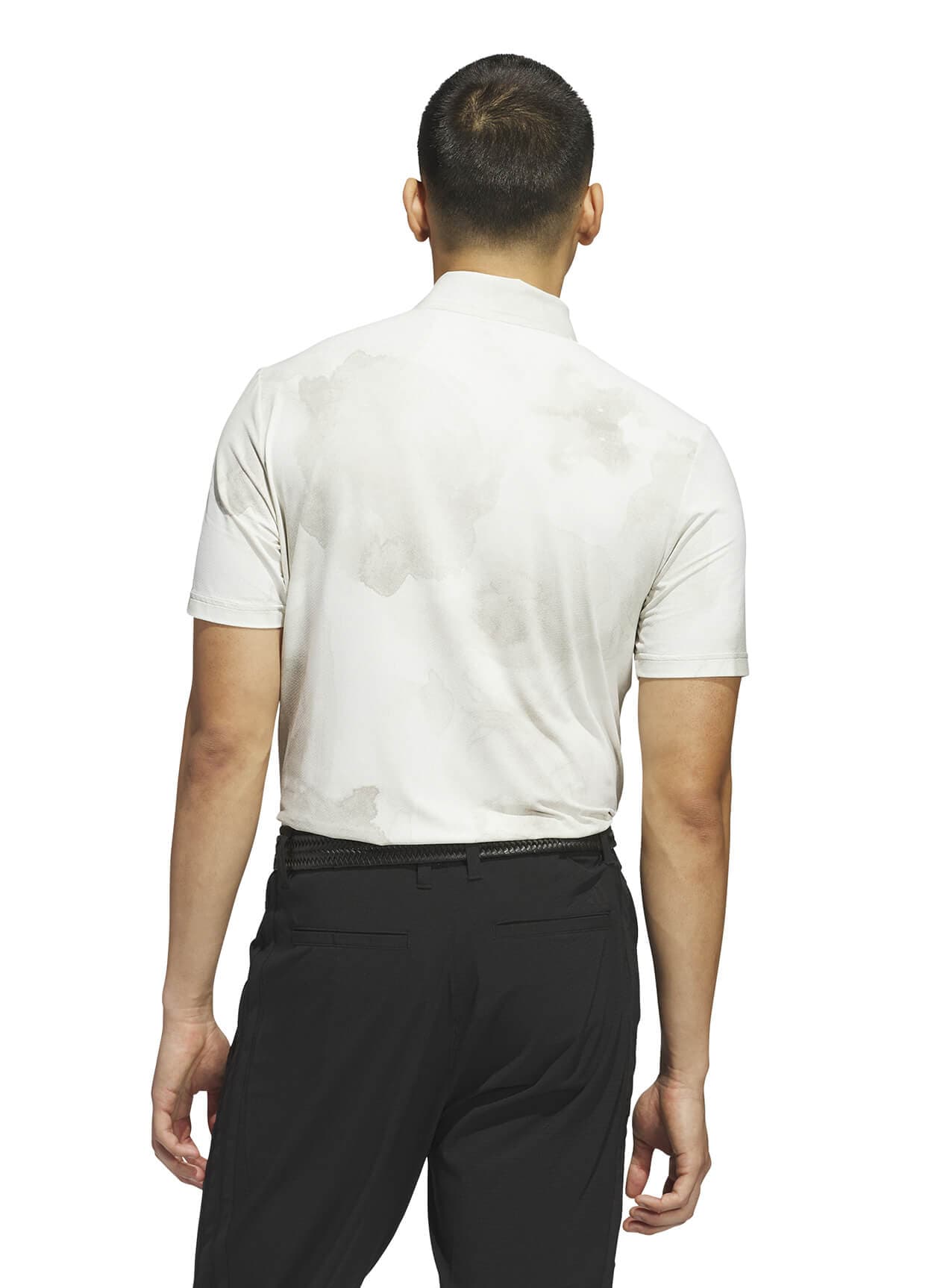 Adidas Men's Tour Printed Polo - White 3XL