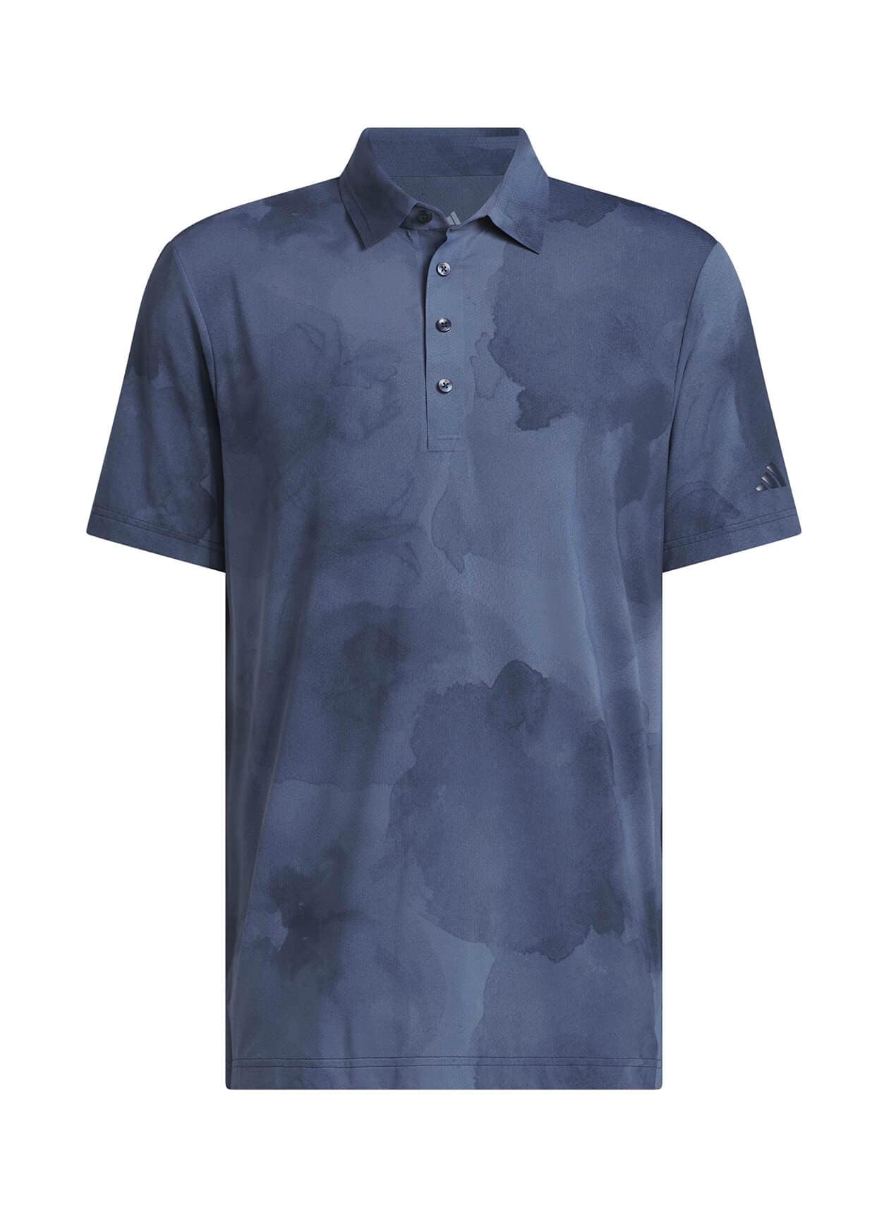 Adidas Men's Tour Printed Polo - Navy 3XL
