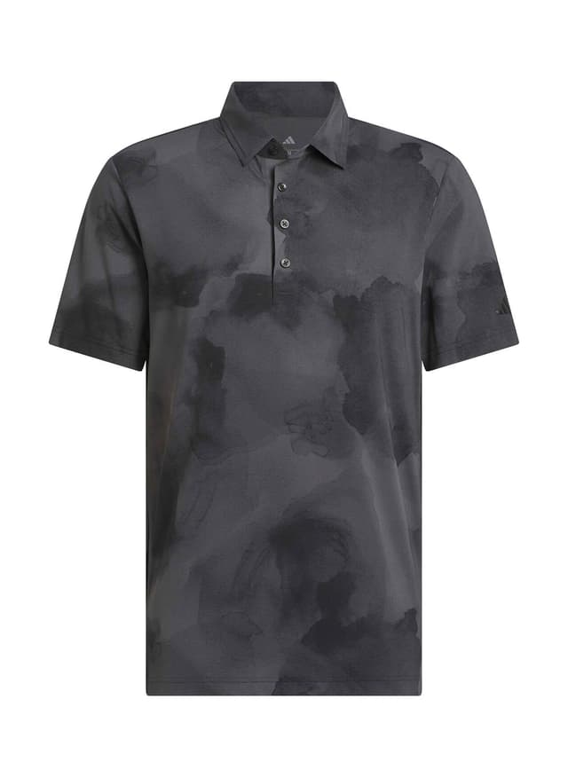 Adidas Men's Tour Printed Polo - Black 3XL