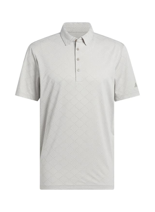 Adidas Men's Ultimate365 Jacquard Polo - White LG
