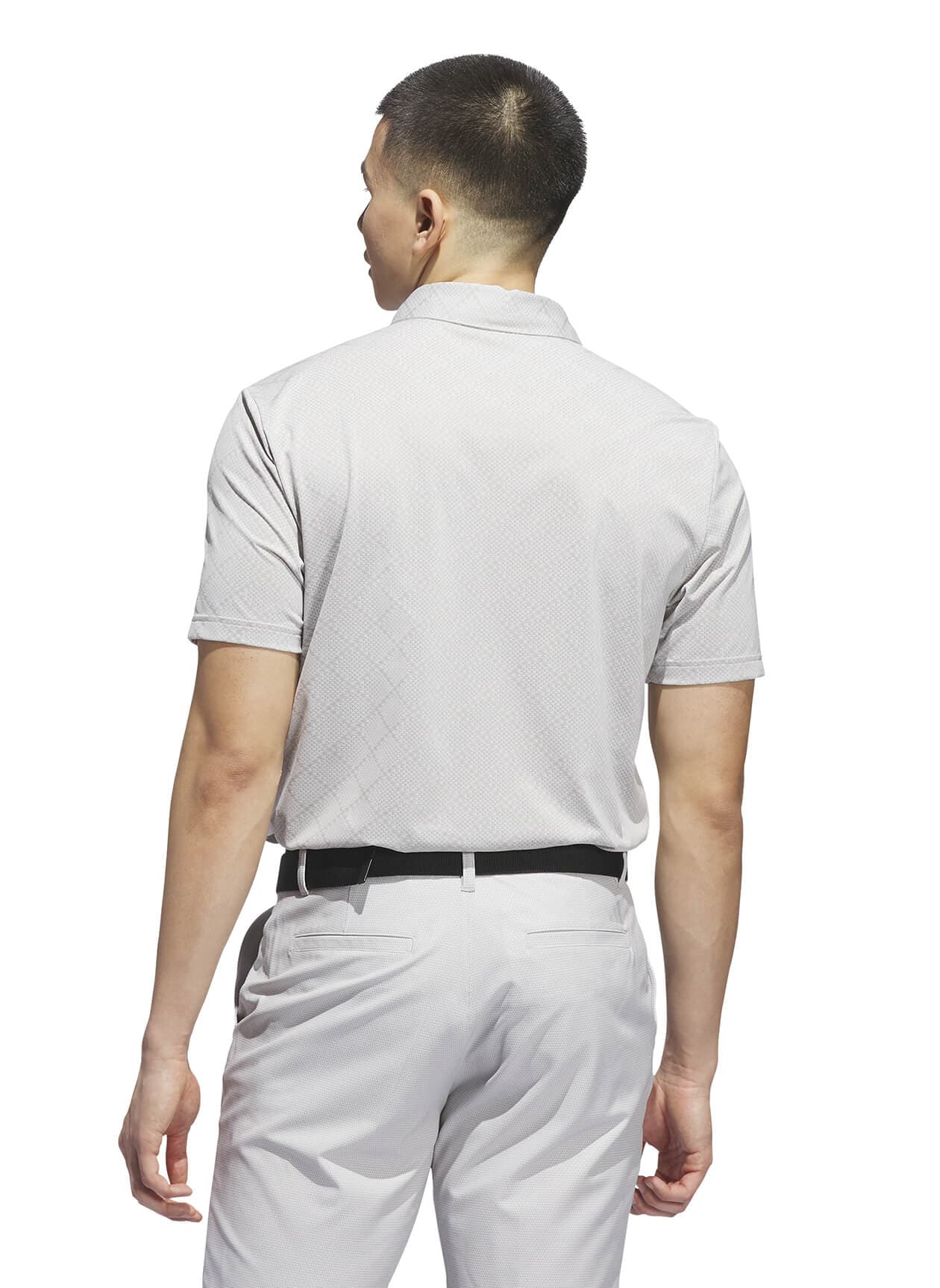 Adidas Men's Ultimate365 Jacquard Polo - White LG