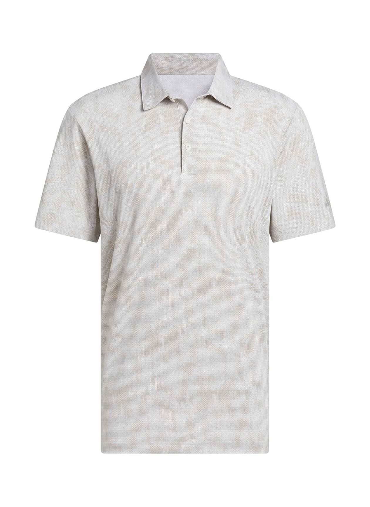 Adidas Men's Ultimate365 Textured Print Polo - Light Grey LG