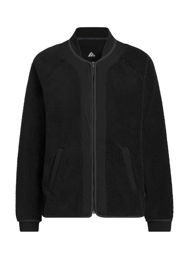 Adidas Women's Go-To Fleece Jacket - Black LG