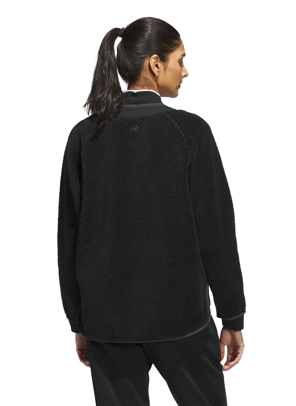 Adidas Women's Go-To Fleece Jacket - Black LG
