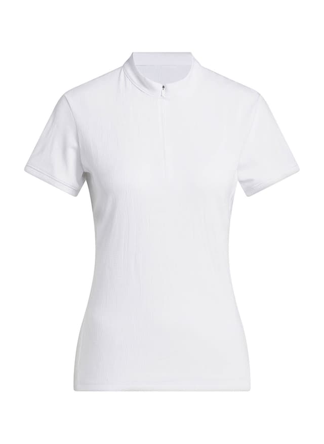 Adidas Women's Go-To Jacquard Polo - White LG