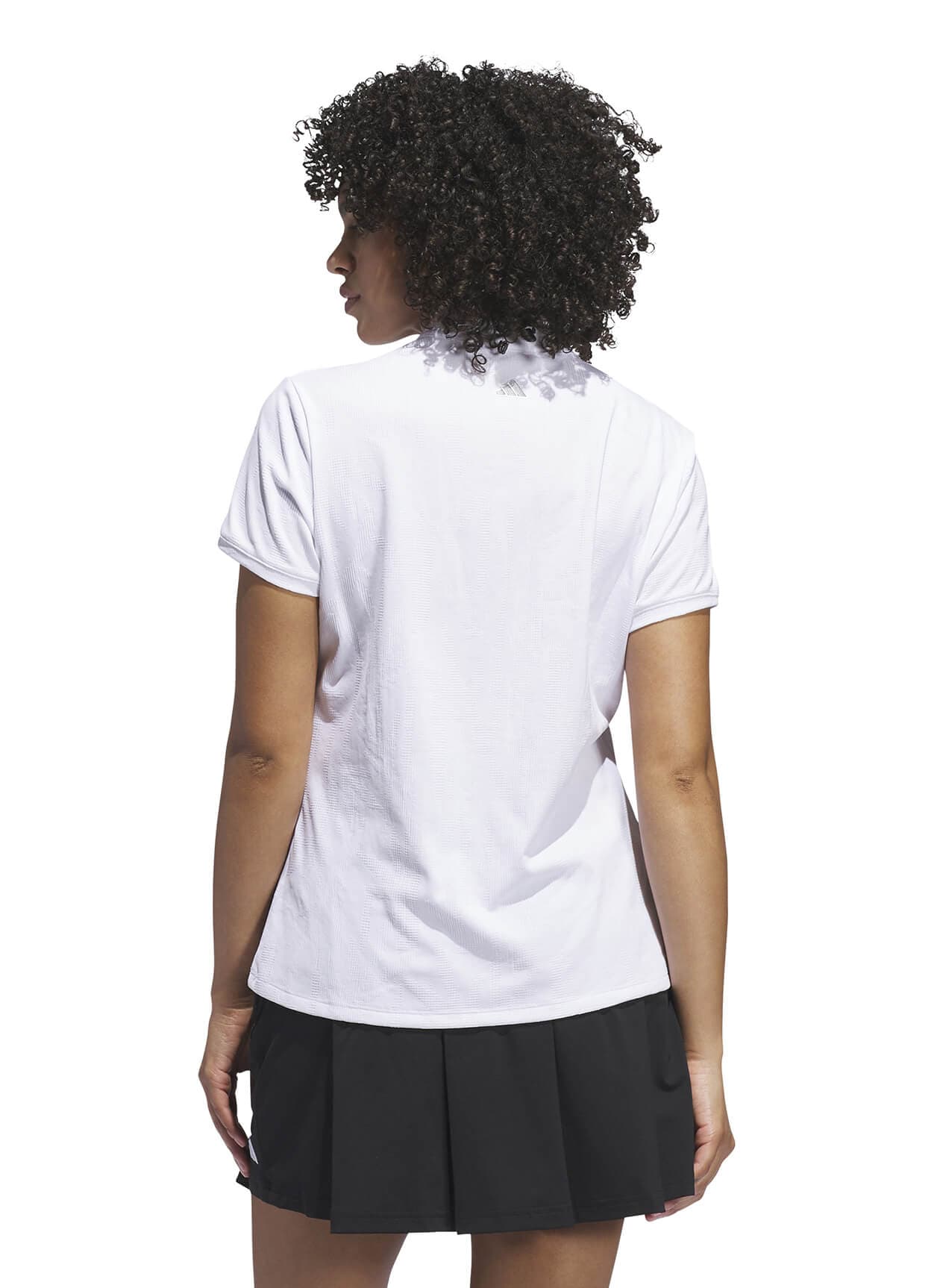 Adidas Women's Go-To Jacquard Polo - White LG
