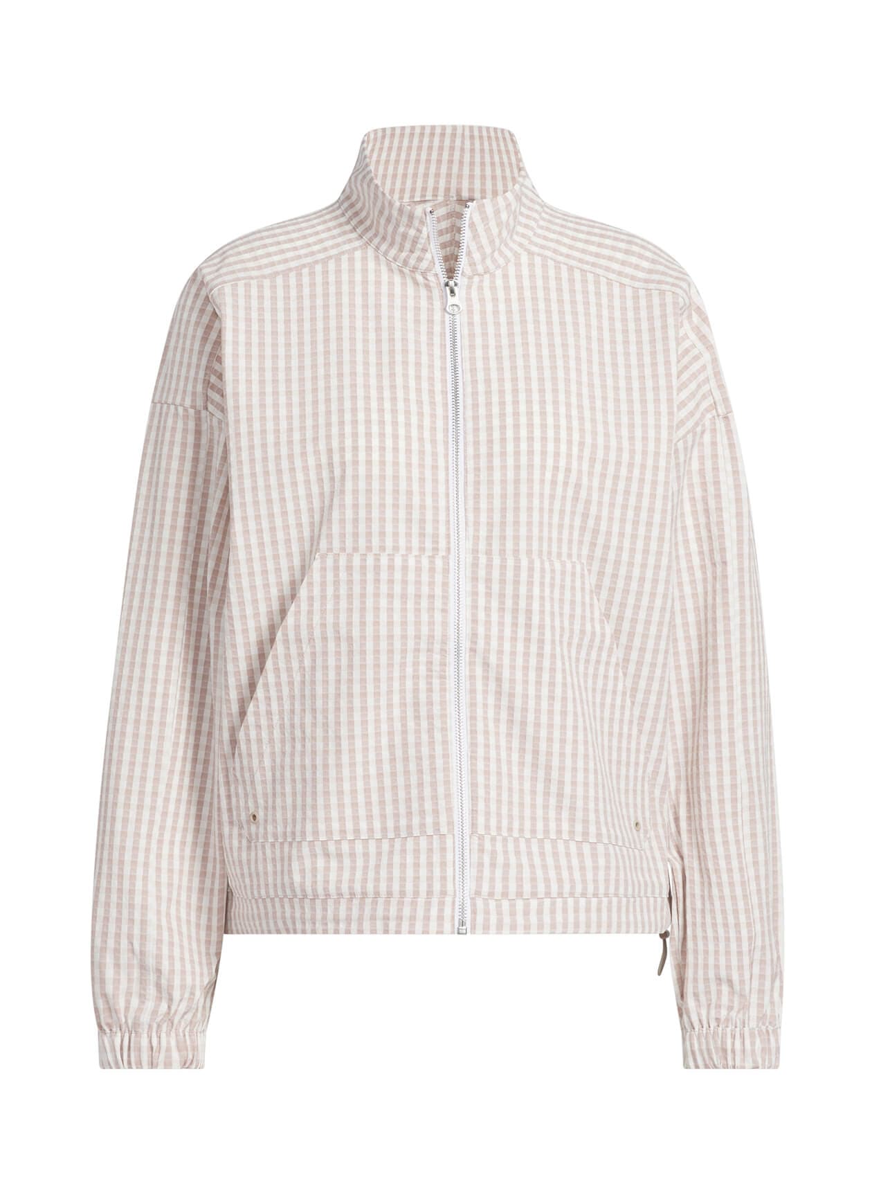 Adidas Women's Ultimate365 Gingham Jacket - Brown LG