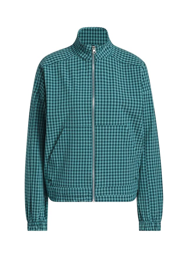 Adidas Women's Ultimate365 Gingham Jacket - Green LG