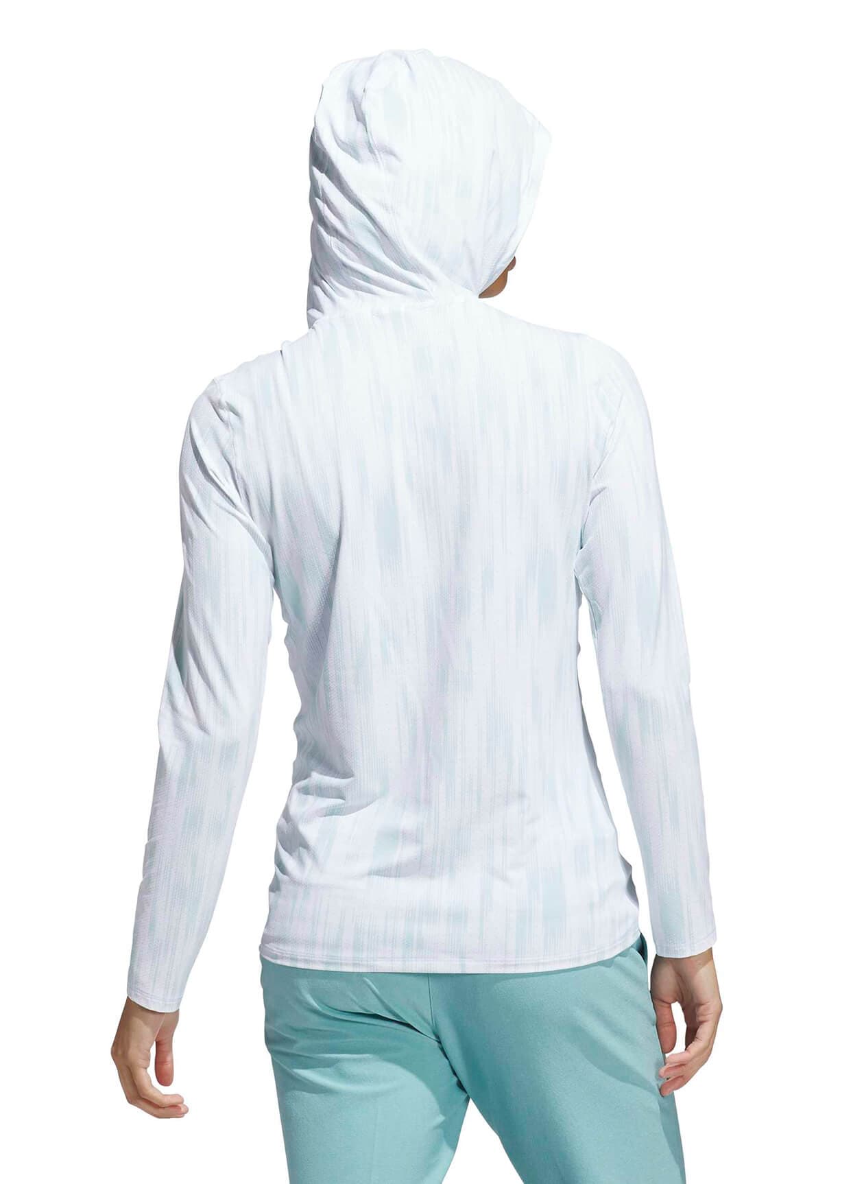 Adidas Women's Printed Hoody - White LG