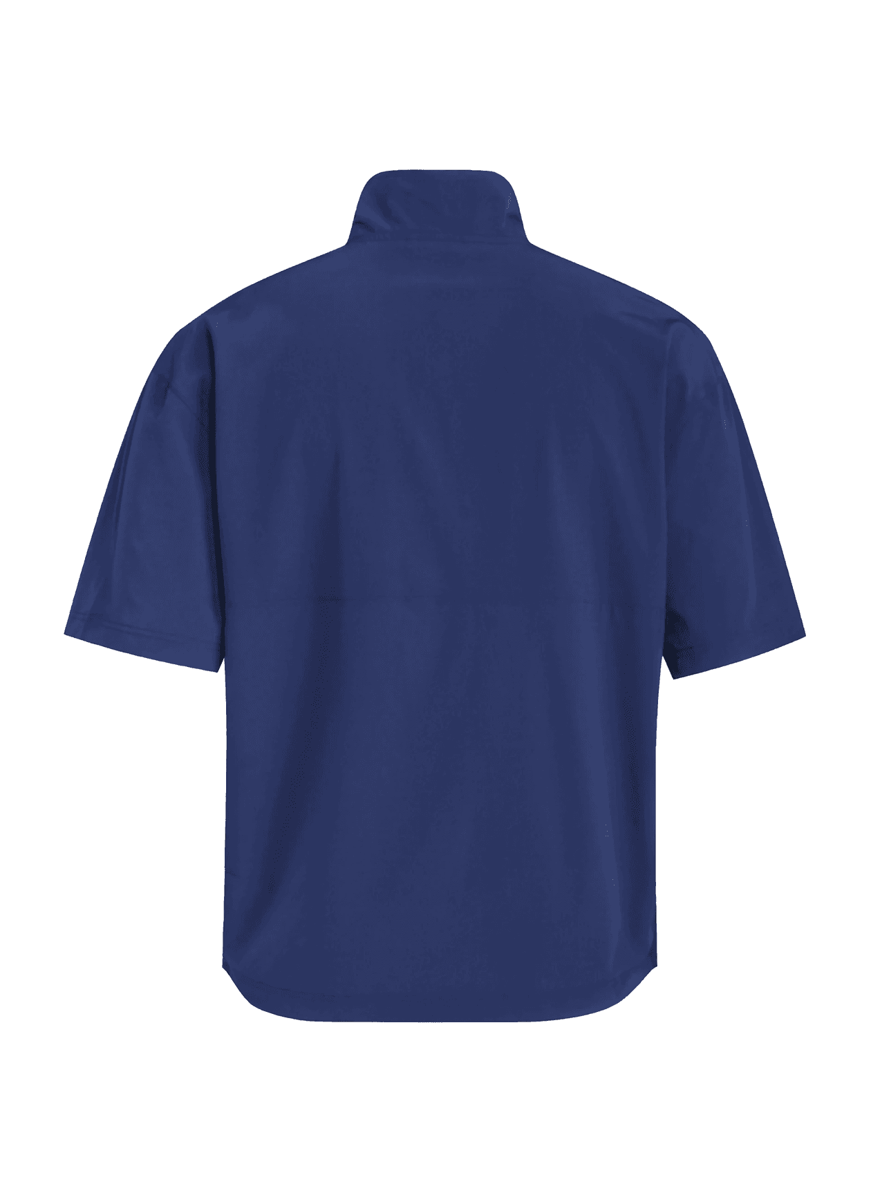 Adidas Men's Quarter-Zip Short-Sleeve Jacket - Navy LG