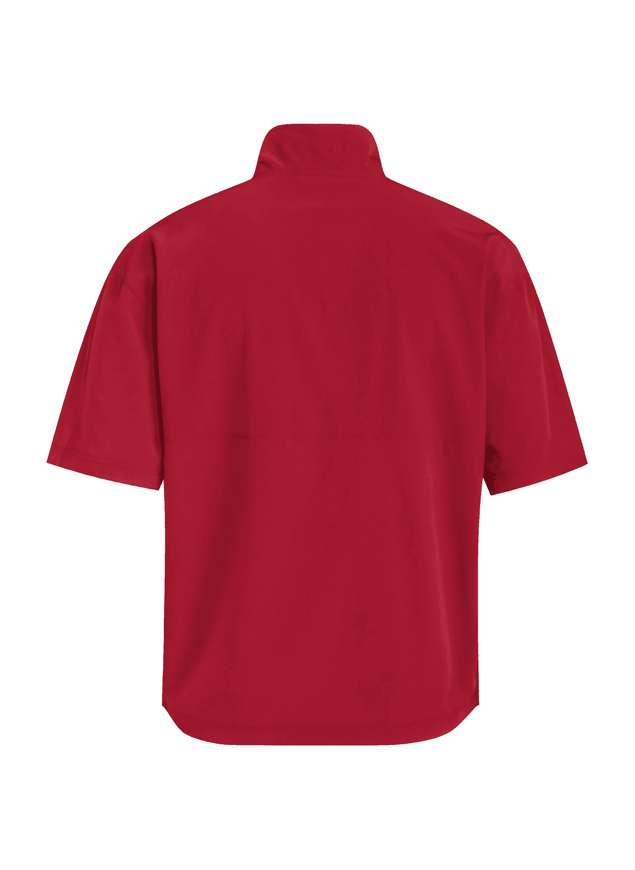 Adidas Men's Quarter-Zip Short-Sleeve Jacket - Team Power Red (JN3651) LG