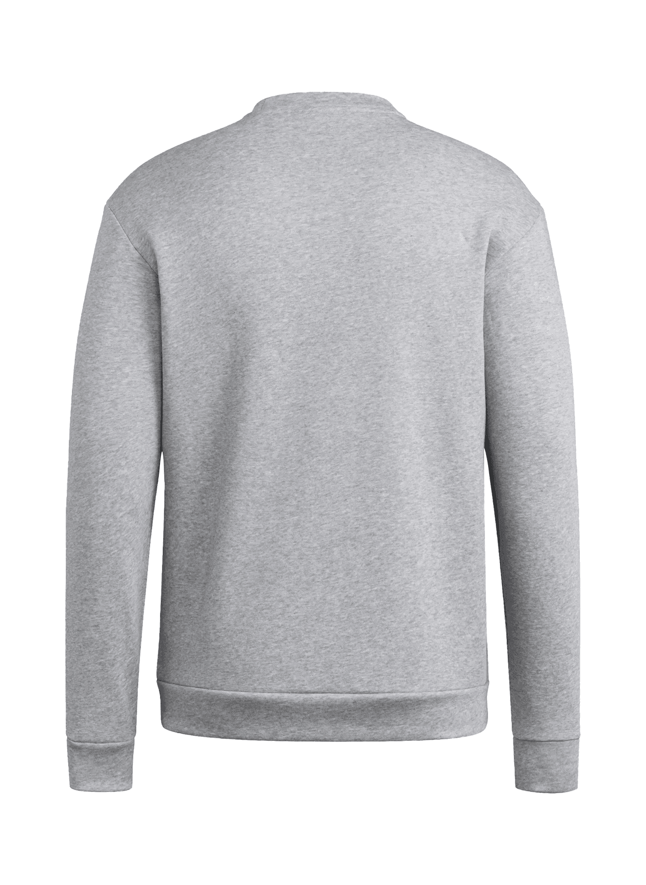 Adidas Men's Crewneck Fleece Sweatshirt - Light Grey 3XL