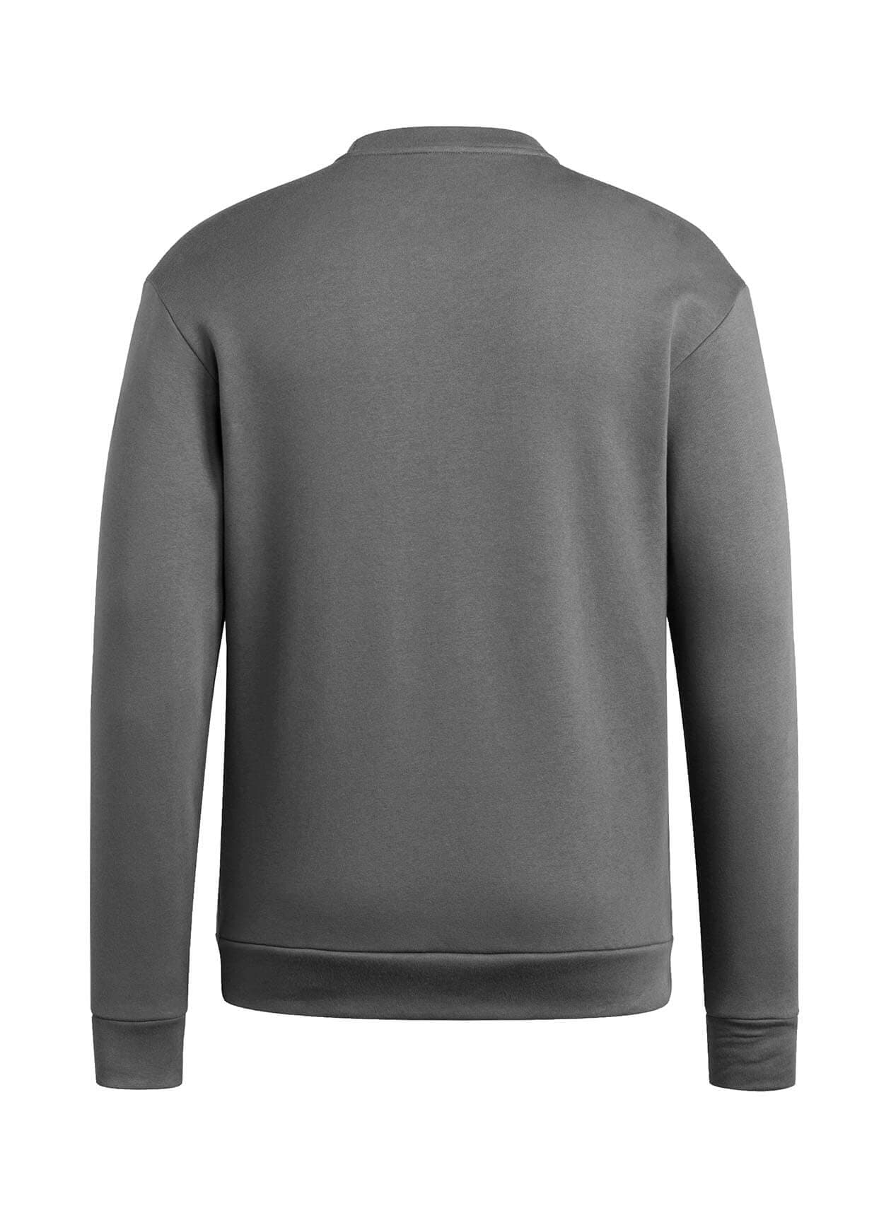 Adidas Men's Crewneck Fleece Sweatshirt - Dark Grey 3XL