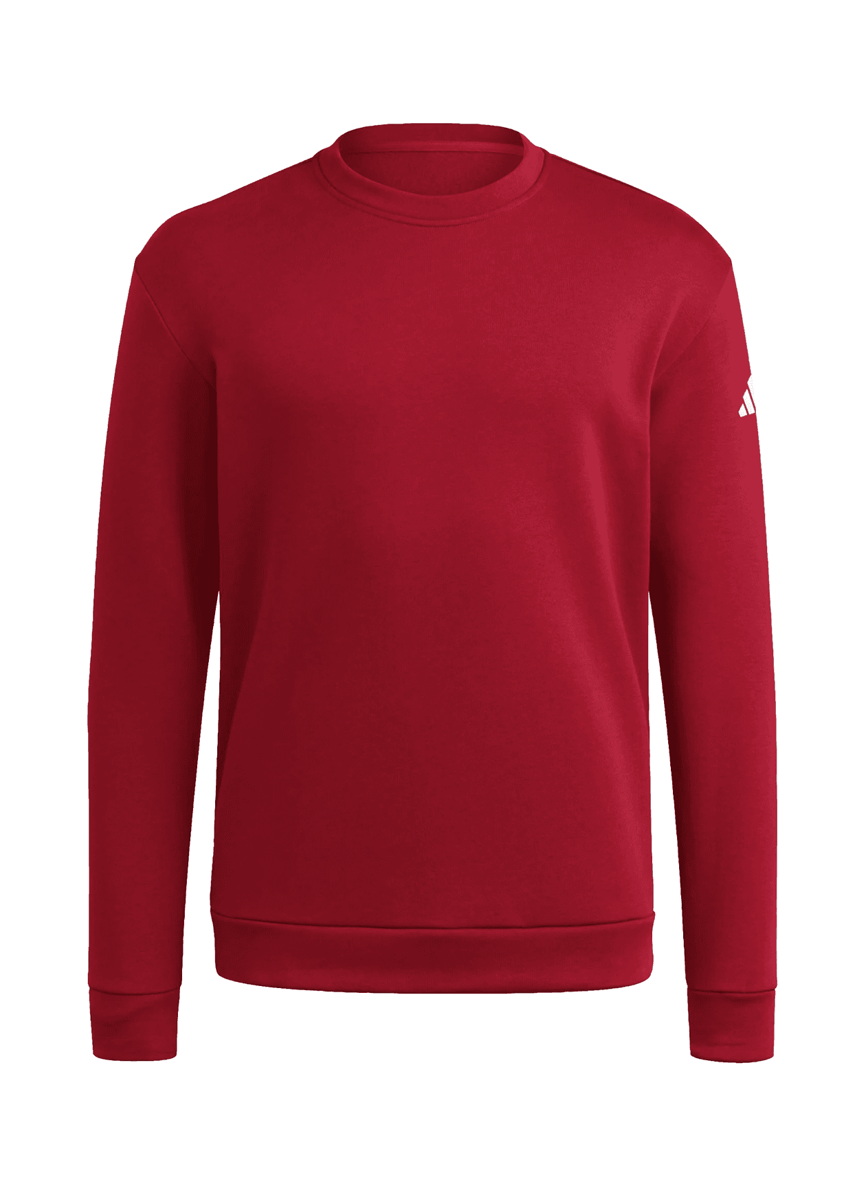 Adidas Men's Crewneck Fleece Sweatshirt - Red 3XL