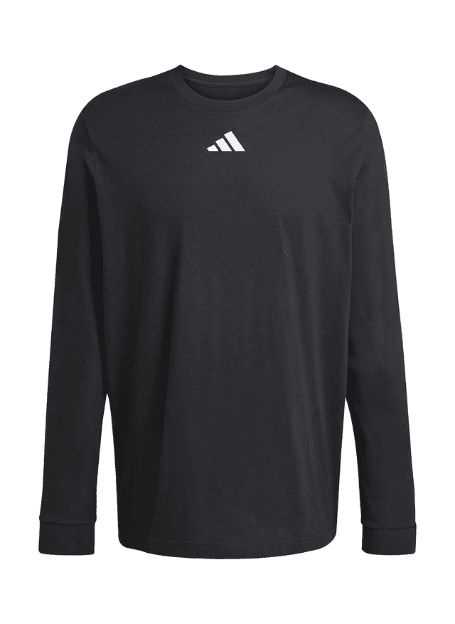 Adidas Men's Fresh Long-Sleeve T-Shirt - Black 3XL
