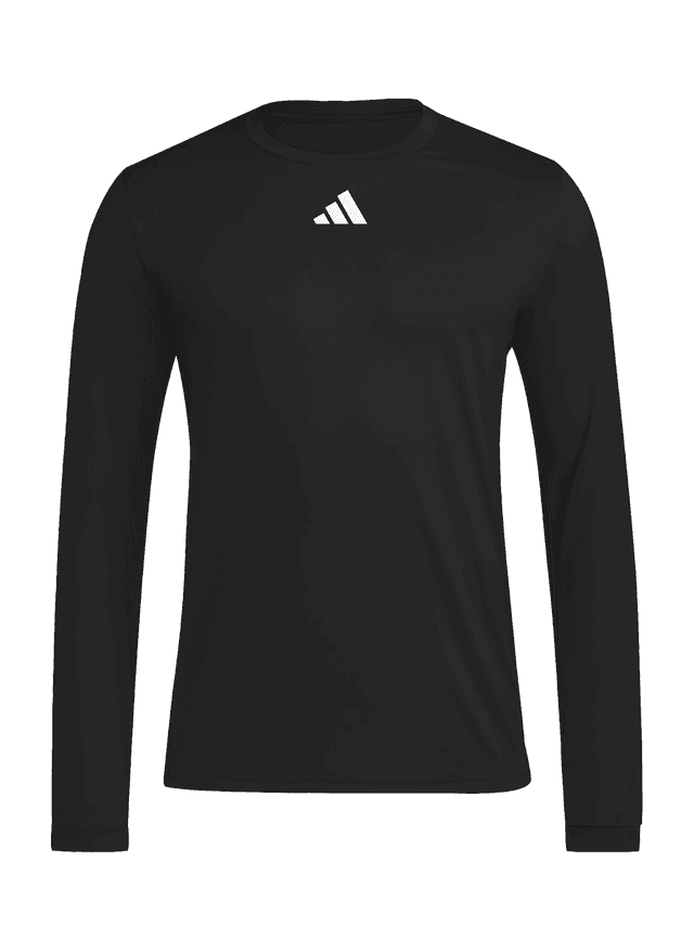 Adidas Men's Pregame Long-Sleeve T-Shirt - Black 3XL