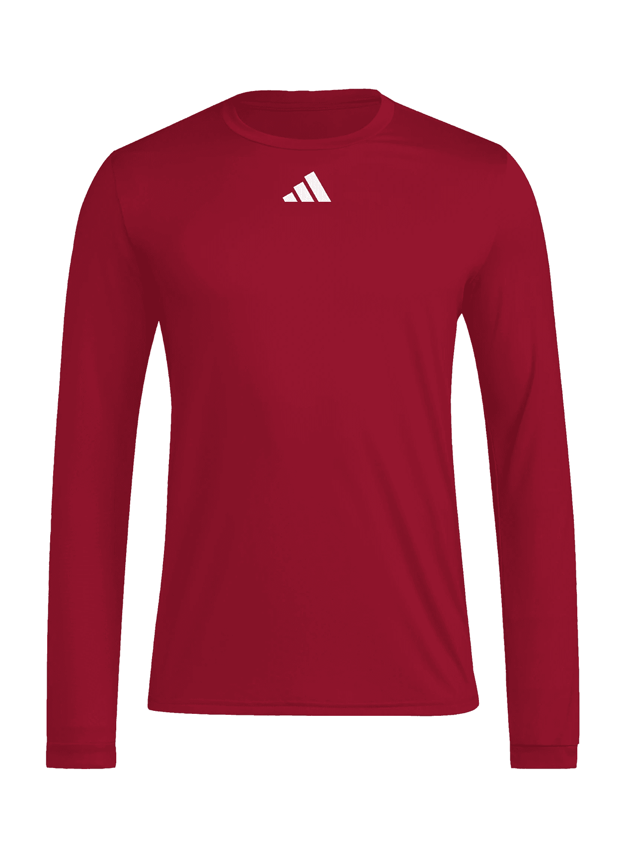 Adidas Men's Pregame Long-Sleeve T-Shirt - Team Vibrant Red / White 3XL
