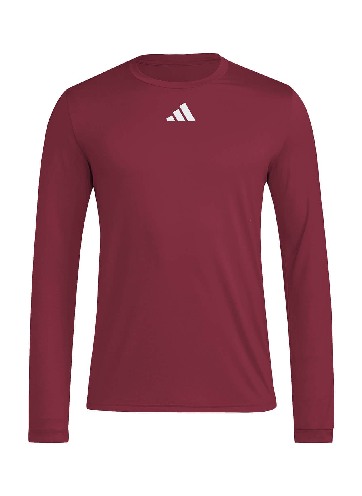 Adidas Men's Pregame Long-Sleeve T-Shirt - Team Cobra / White (JX4480) 3XL