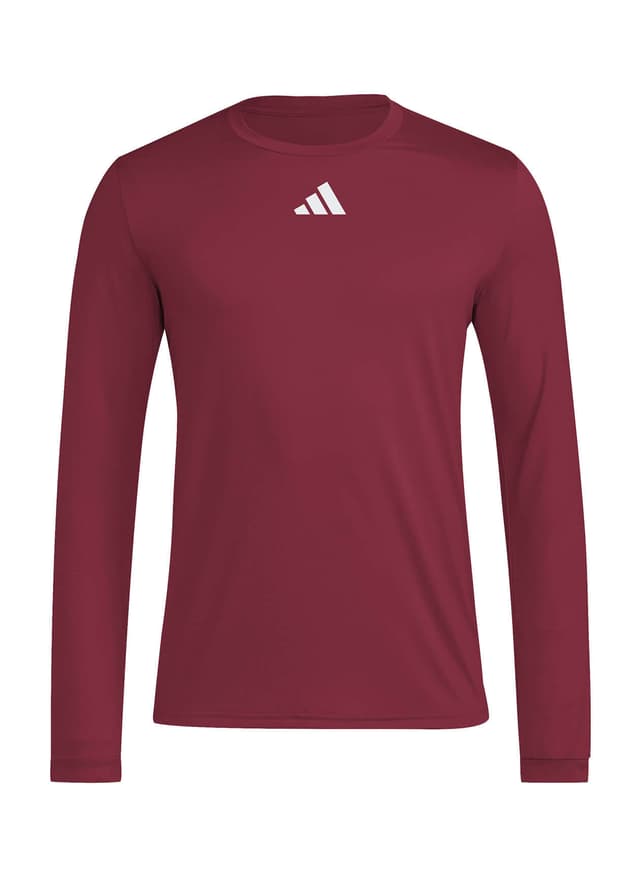 Adidas Men's Pregame Long-Sleeve T-Shirt - Team Cobra / White (JX4480) 3XL