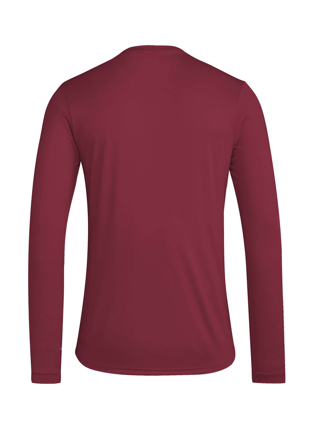 Adidas Men's Pregame Long-Sleeve T-Shirt - Team Cobra / White (JX4480) 3XL