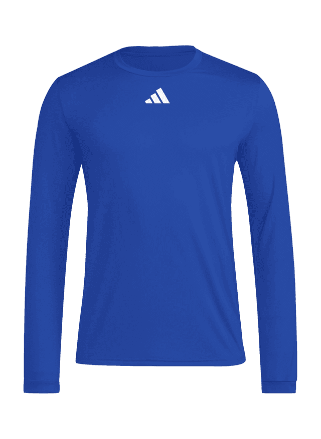 Adidas Men's Pregame Long-Sleeve T-Shirt - Cyan 3XL