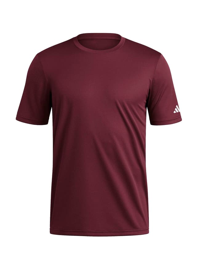 Adidas Men's Tech T-Shirt - Team Maroon / White (JM2918) 3XL