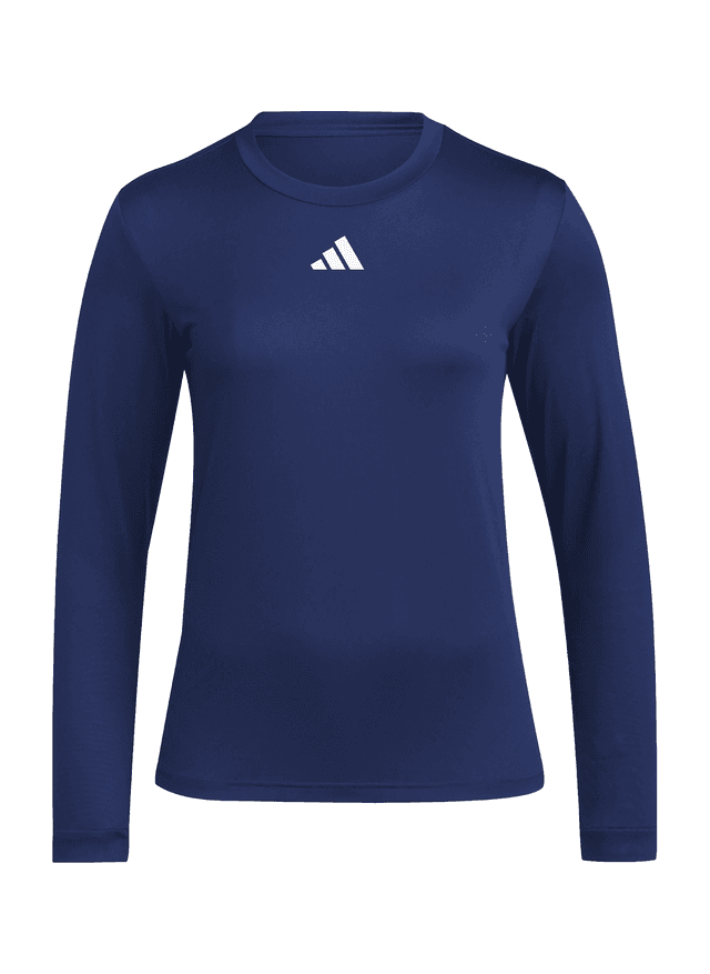 Adidas Women's Pregame Long-Sleeve T-Shirt - Navy 3XL
