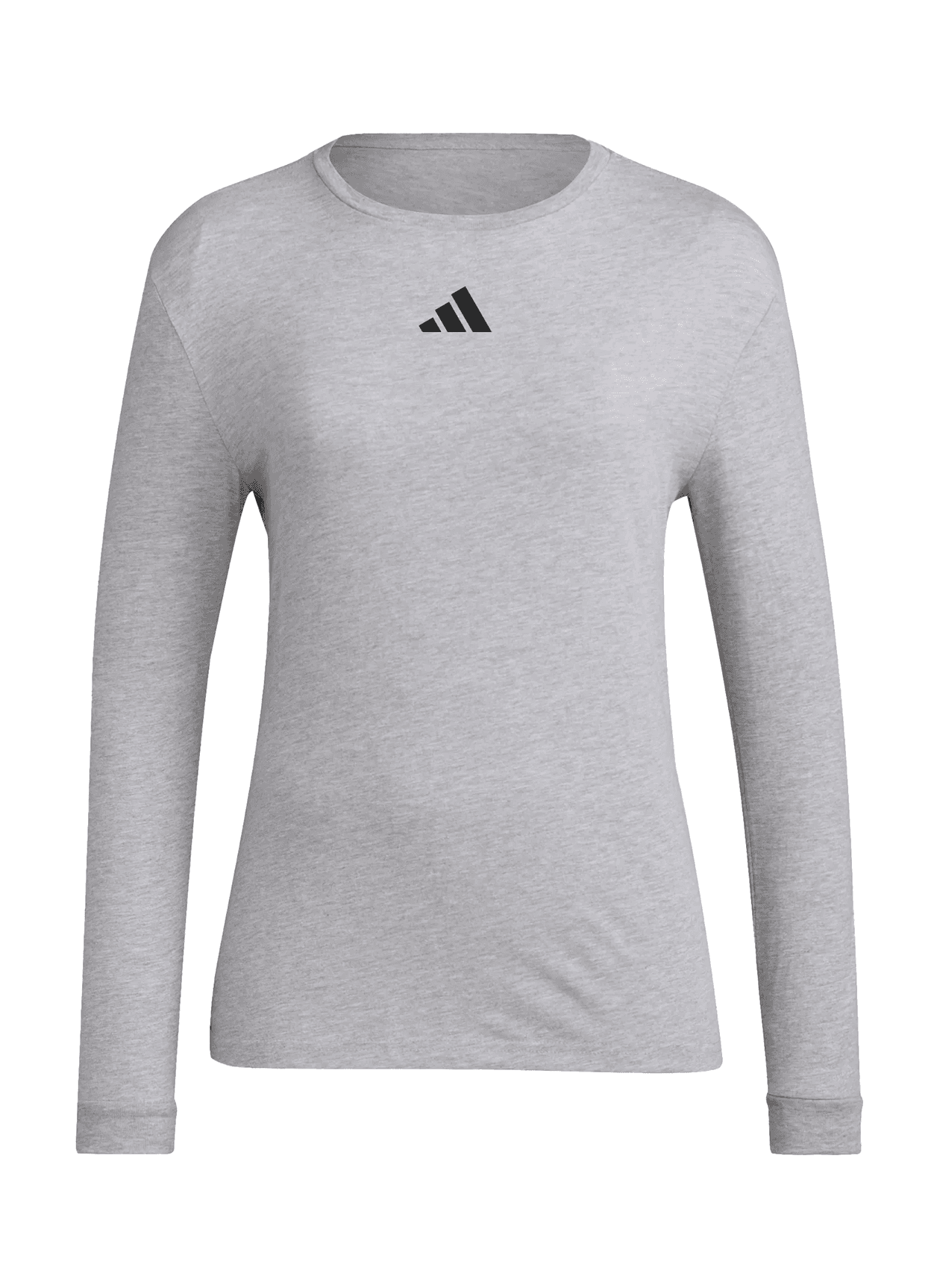 Adidas Women's Pregame Long-Sleeve T-Shirt - Light Grey 3XL